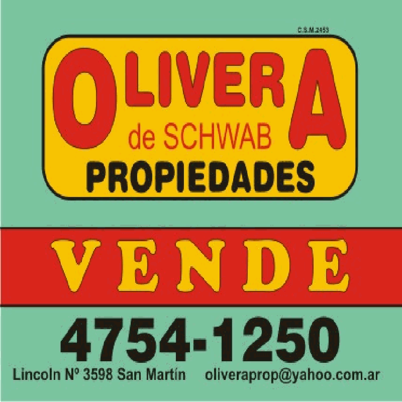 OLIVERA DE SCHWAB PROPIEDADES