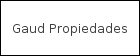 Gaud Propiedades logo