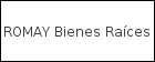 ROMAY Bienes Raíces logo