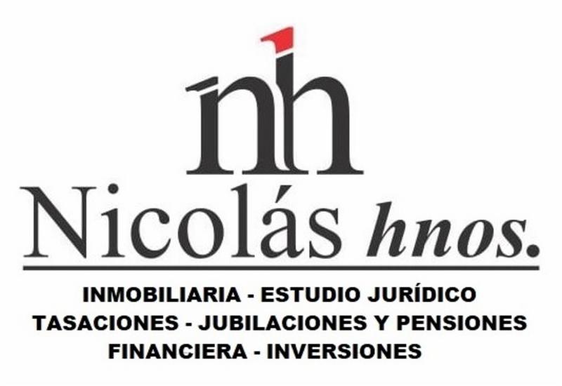 NICOLÁS Hnos. FUNDADO EN 1977. Inmobiliaria, Est. Jurídico, Financiera. logo