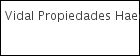 Vidal Propiedades Haedo logo