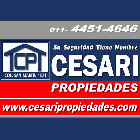 Cesari propiedades logo