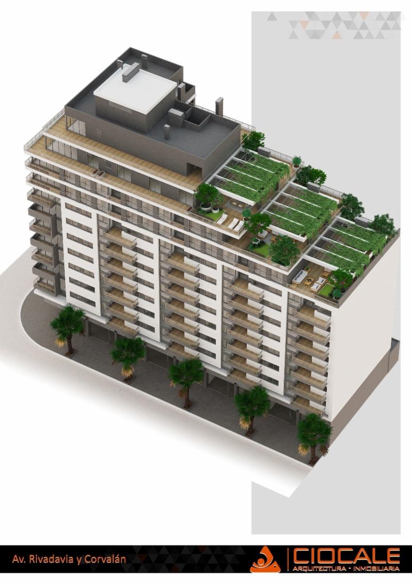 3 AMBIENTES CON COCHERA , BALCON A LA PLAZA , DOS BAÑOS COMPLETOS , DOS HABITACIONES , COCINA , LAVADERO