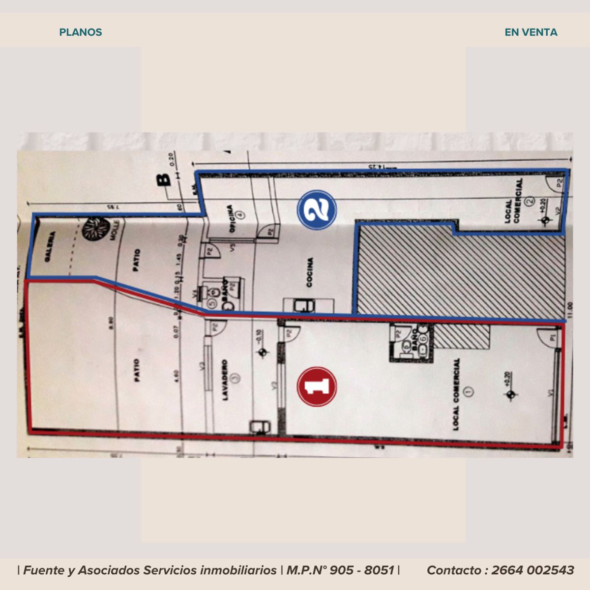 Planos de la propiedad