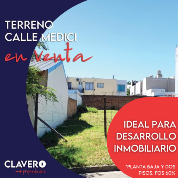 Terreno 456m2 - B° Congreso - Ideal Desarrollo Inmobiliario.