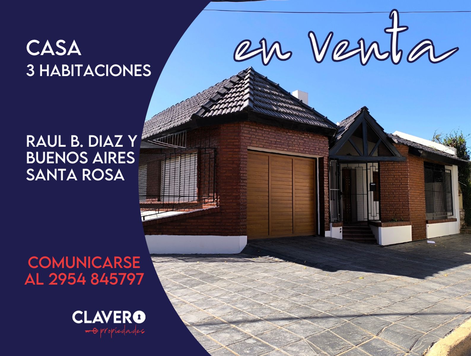 Casa 3 habitaciones- Raúl B Díaz esquina Buenos Aires, B° Tomas Mason,Santa Rosa.