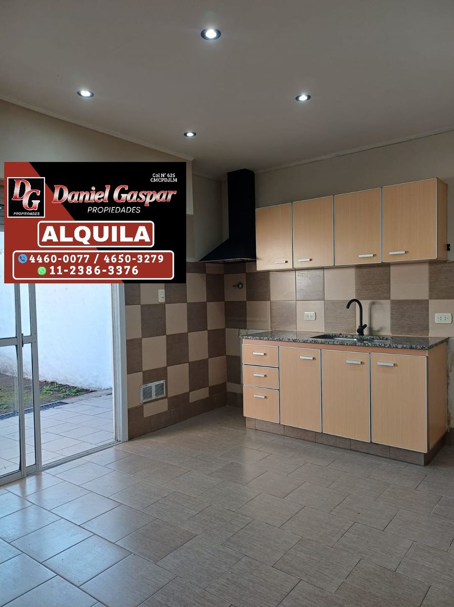 ALQUILER - DUPLEX 3 AMBIENTES C/FONDO LIBRE