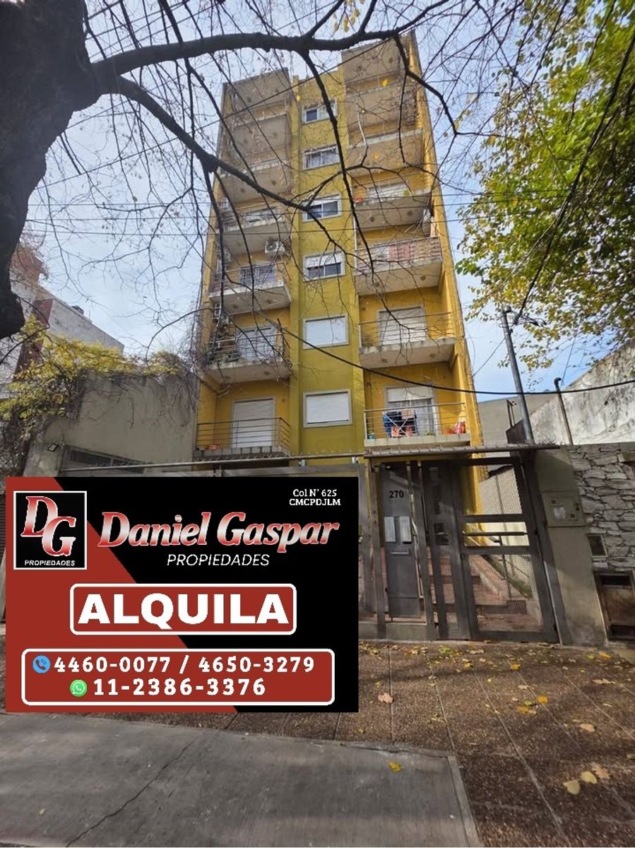 ALQUILER - DEPARTAMENTO 2 AMBIENTES AL FRENTE - SEMIPISO