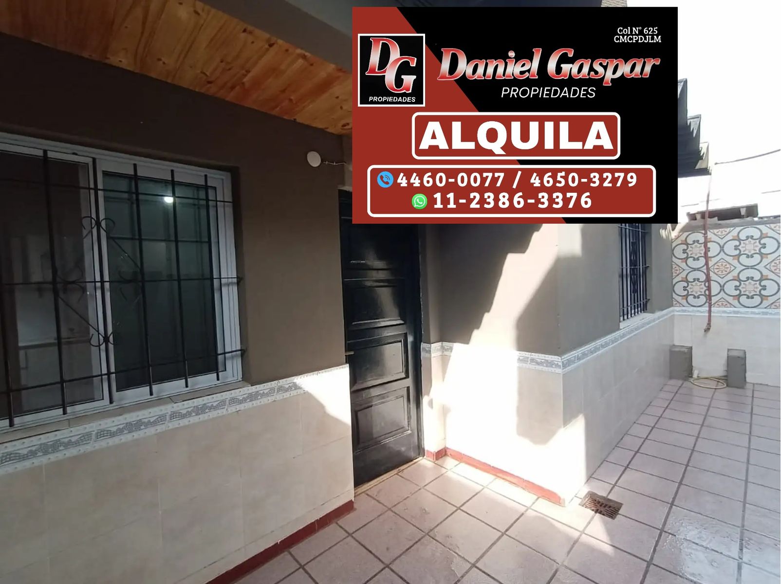 ALQUILER - DEPARTAMENTO 2 AMBIENTES C/PATIO - VILLA LUZURIAGA