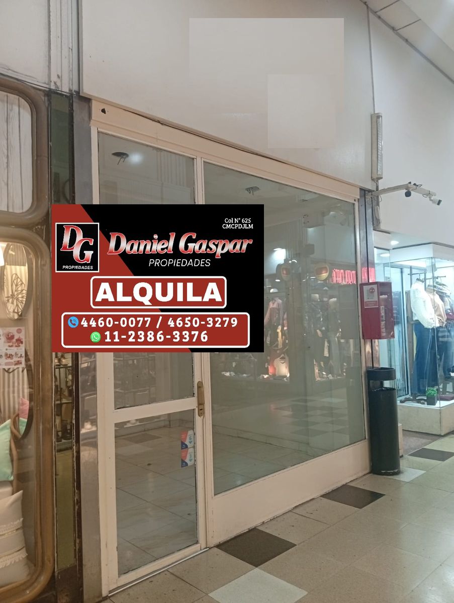 ALQUILER - IMPORTANTE LOCAL COMERCIAL EN GALERÍA CENTRO - MORÓN