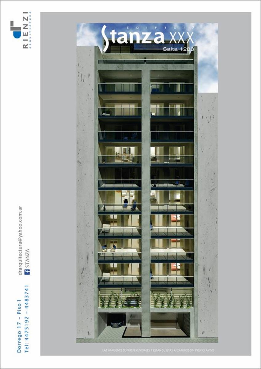 DEPARTAMENTOS 1 DORMITORIO. EDIFICIO EN CONSTRUCCIÓN. CALIDAD STANZA.