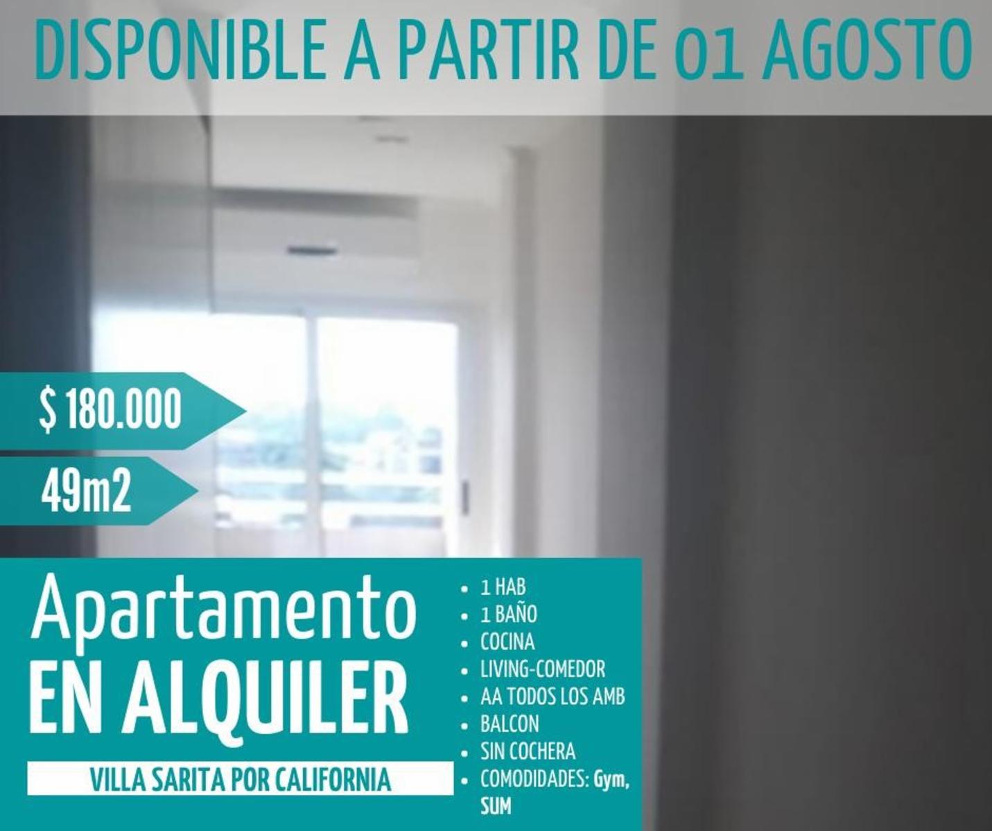 Departamento en Alquiler - Villa Sarita