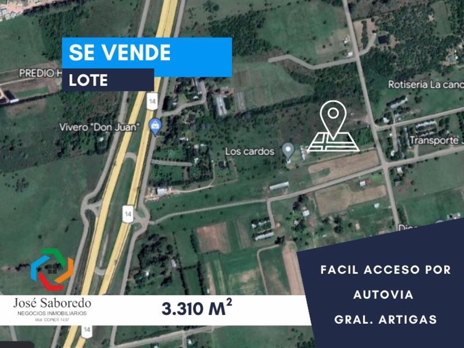 LOTE EN HUGHES, DEPARTAMENTO COLÓN - ENTRE RÍOS