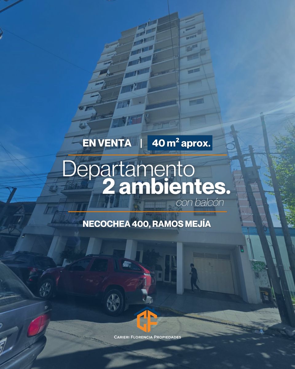 VENTA DEPARTAMENTO 2 AMBIENTES CON BALCÓN EN CENTRO DE RAMOS MEJÍA