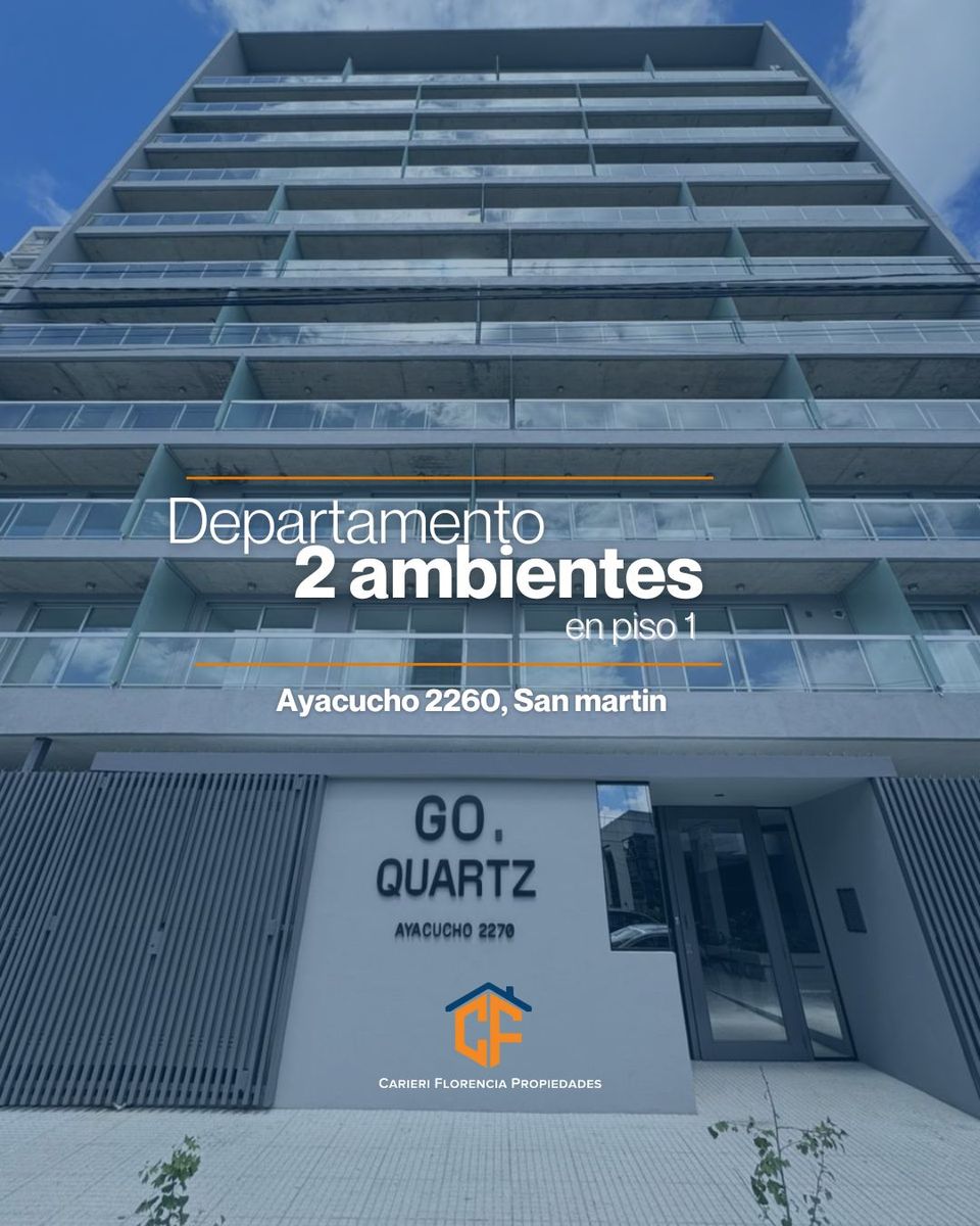 Departamento 2 ambientes en Venta en San Martin