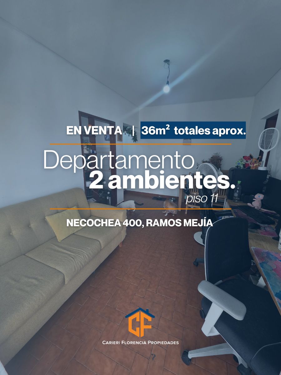 Amplio Departamento 2 Ambientes en Pleno Centro de Ramos Mejia