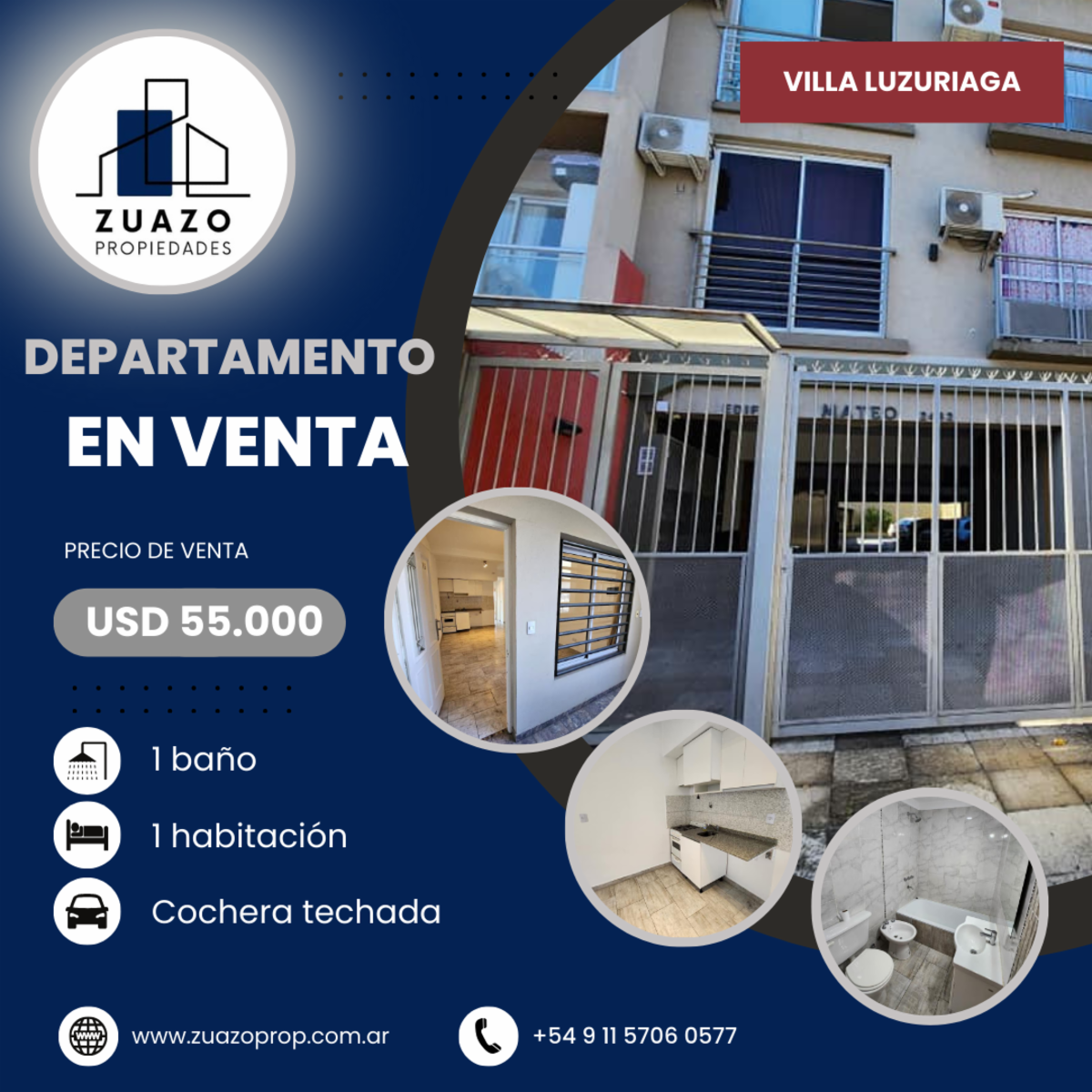 MODERNO DEPARTAMENTO 2 AMBIENTES A ESTRENAR