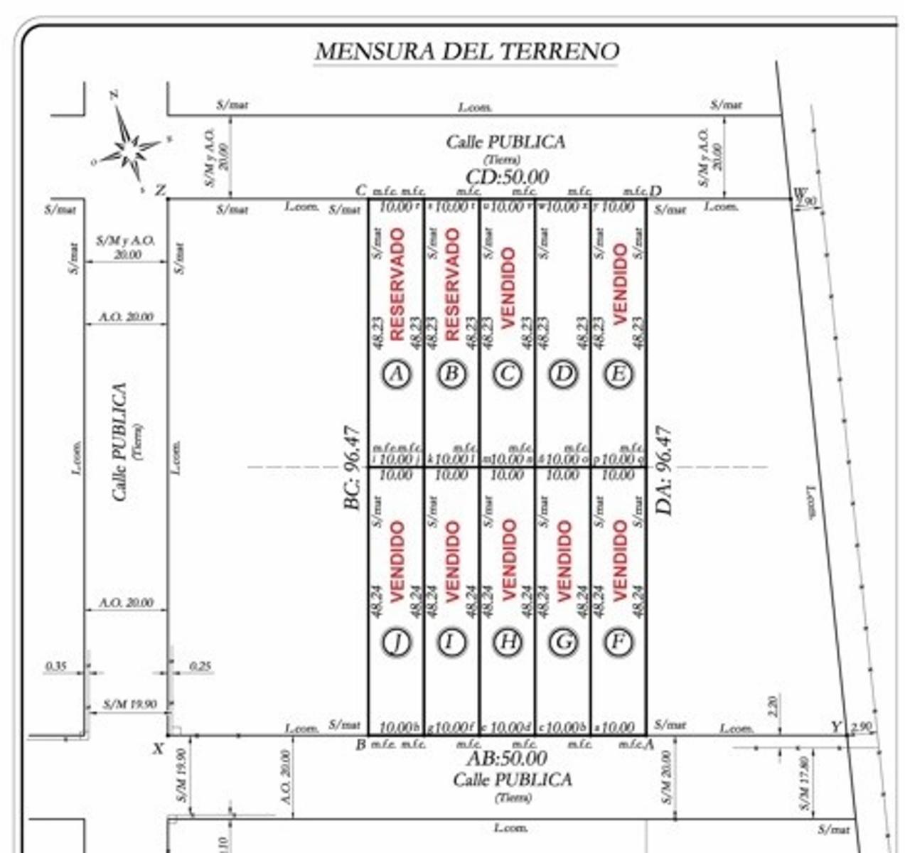 Planos de la propiedad