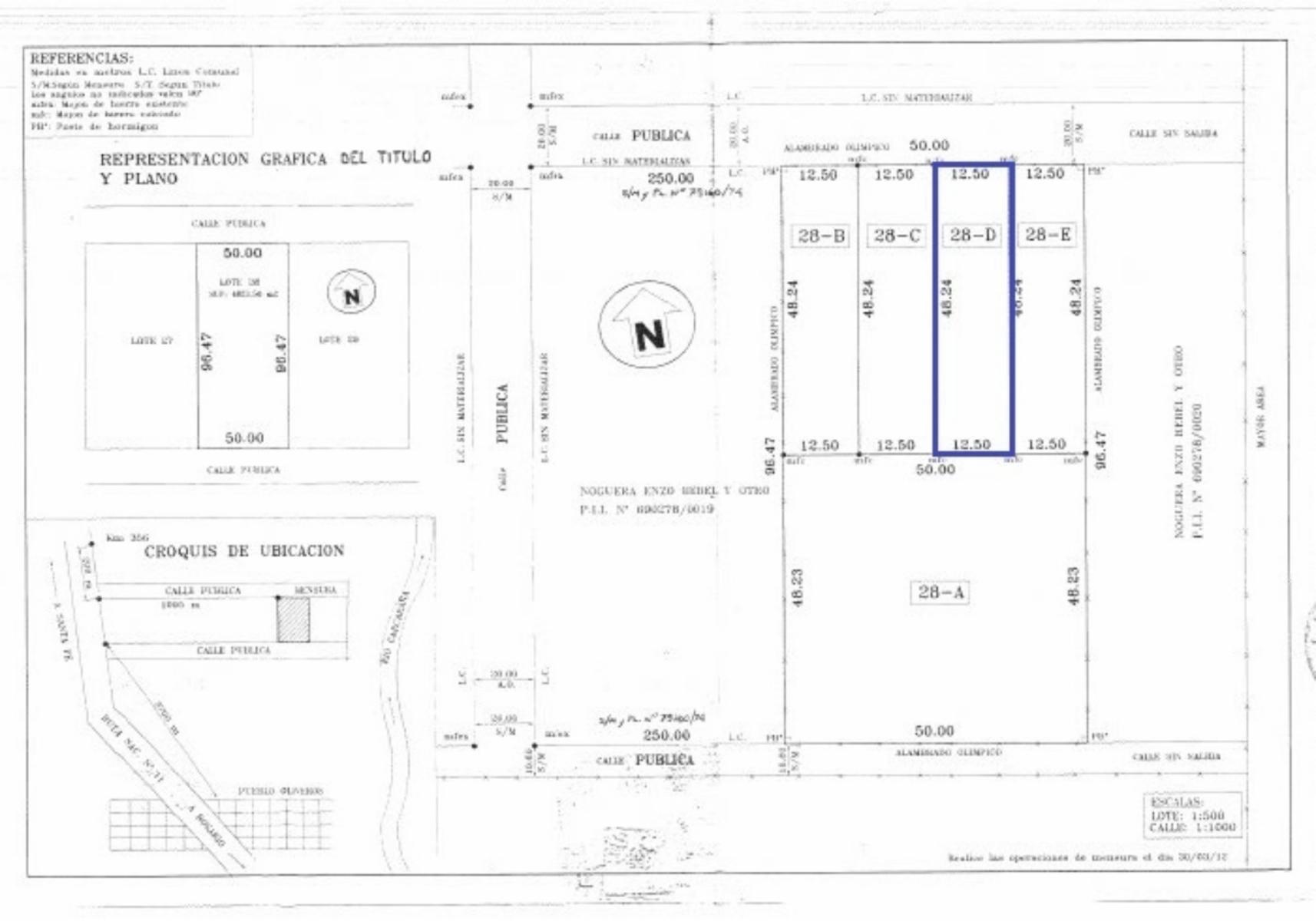 Planos de la propiedad