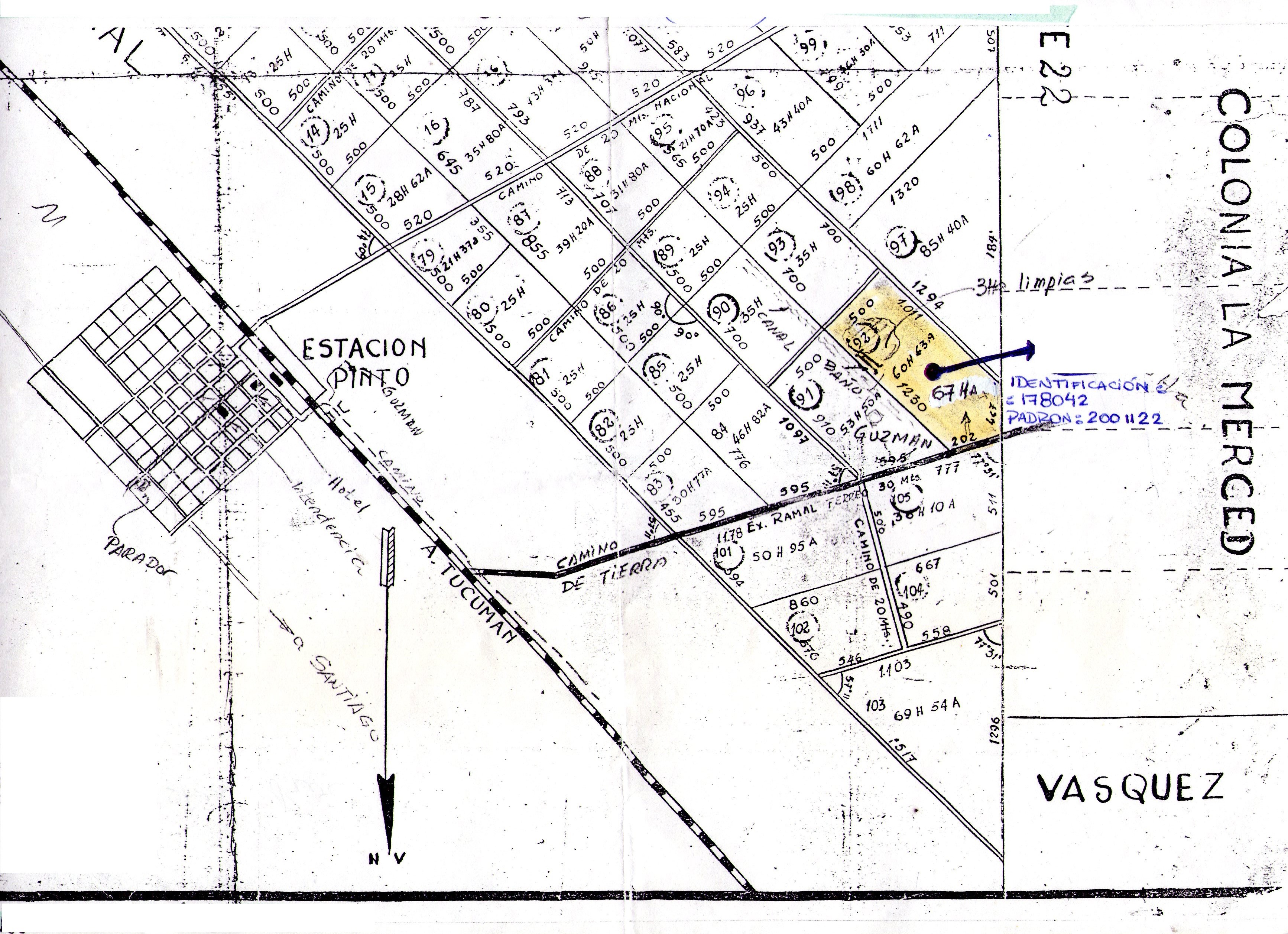 Planos de la propiedad