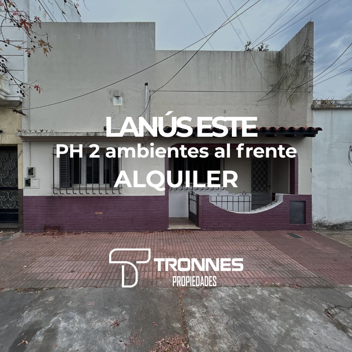 ALQUILER PH 2 AMBIENTES AL FRENTE - LANÚS ESTE - SIN EXPENSAS