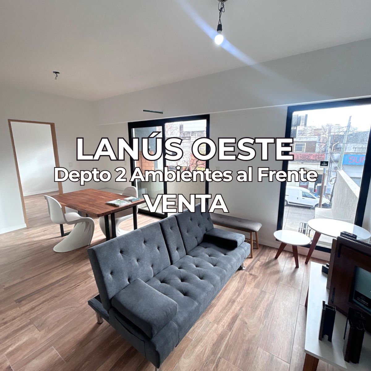 VENTA Departamento 2 Ambientes a estrenar - Al Frente - Con Balcon y Parrilla - Lanús Oeste