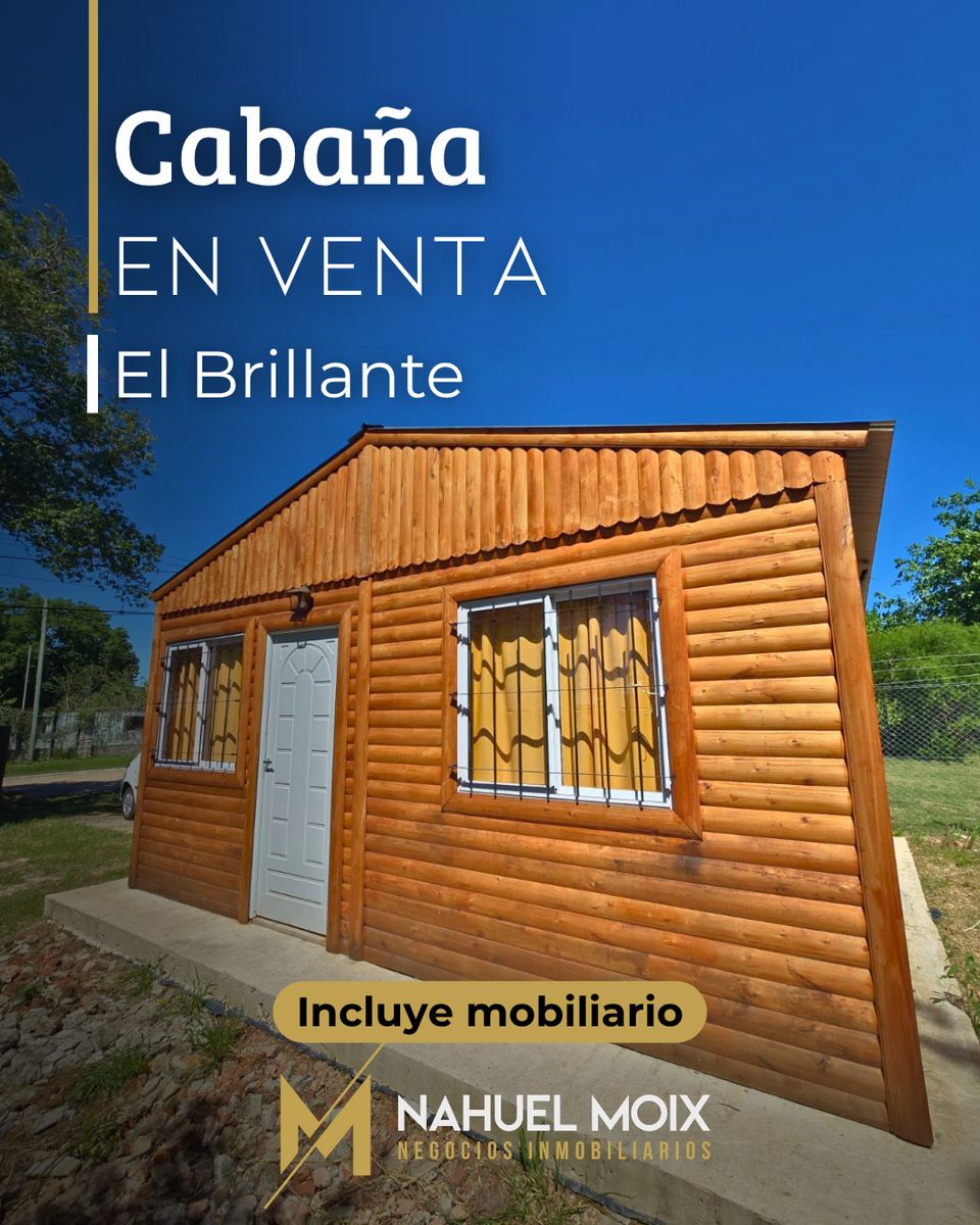 Cabaña en lote de 500m2 en Barrio El Brillante, San José