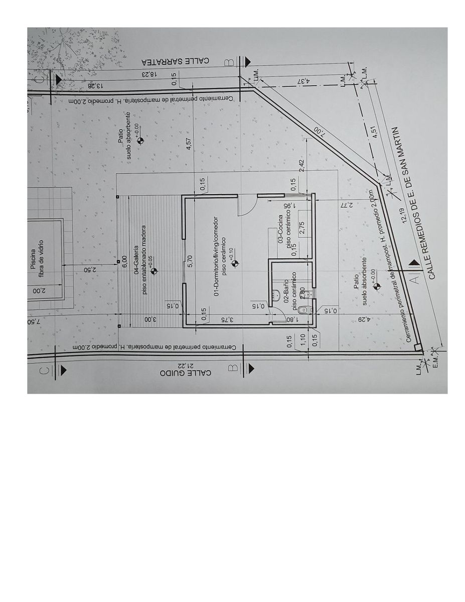 Planos de la propiedad