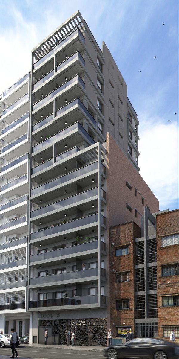 EDIFICIO ESTRENAR, DESARROLLADO EN 12 PISOS, COMPUESTO DE UNIDADES MONOAMBIENTES, DE 1,2 Y 3 DORMITORIOS