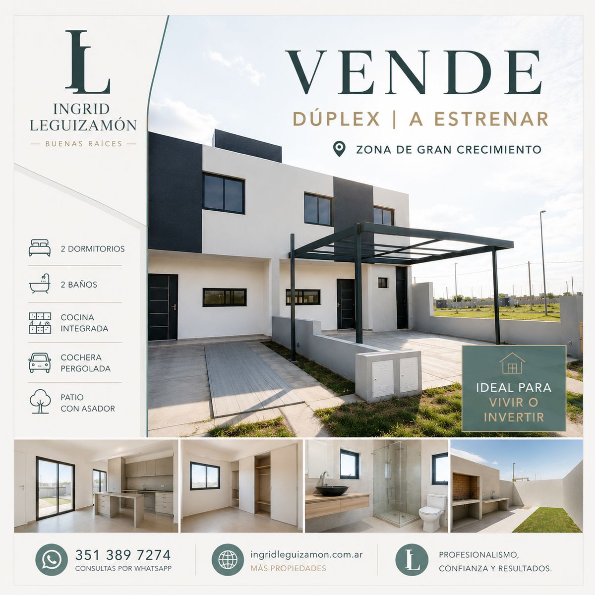 Venta Dúplex de 3 Dormitorios en Cuestas de Manantiales U$S130.000.