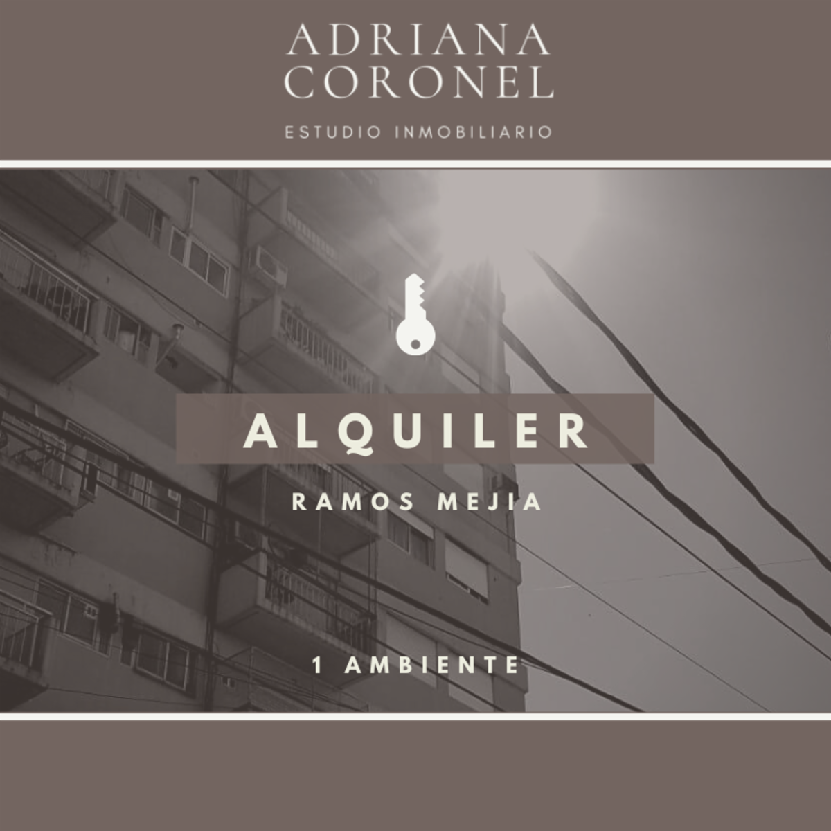 Amplio y luminoso departamento de 1 amb