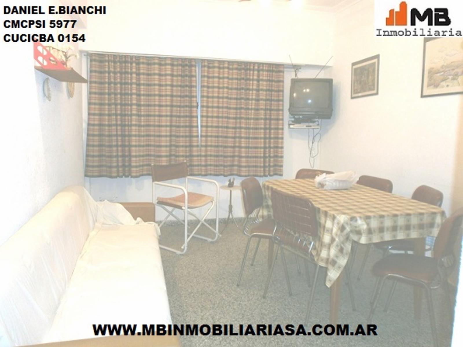 Mar de Ajo Venta Departamento Venta Departamento 2 ambientes contrafrente.