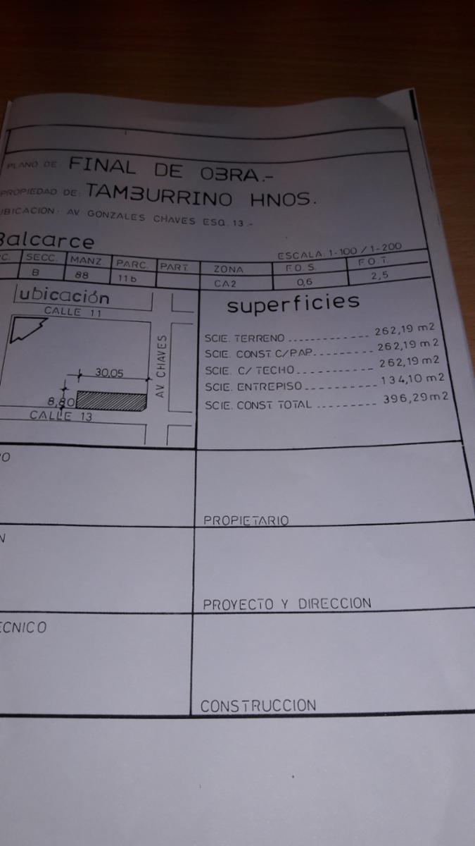 Planos de la propiedad
