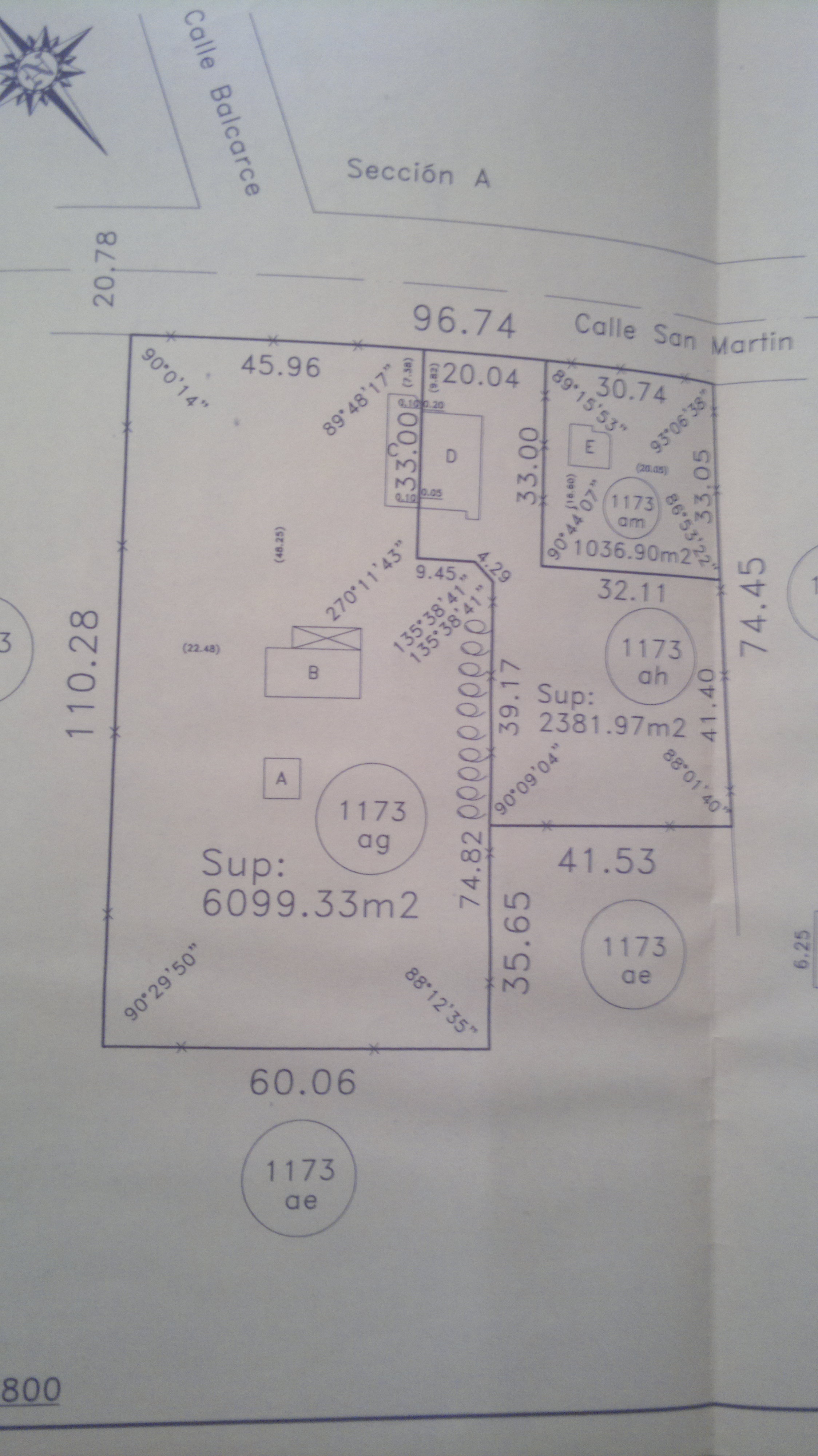 Planos de la propiedad