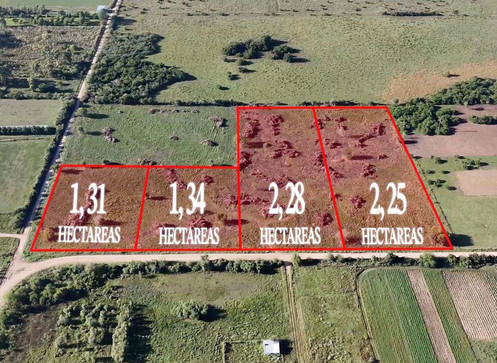 Fracciones de campo en venta