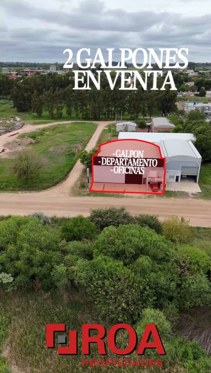 Galpon + depertamento + oficina en venta - San Jose - Entre Rios