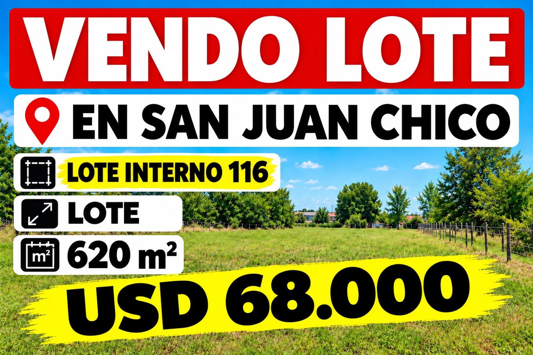 Excelente Lote en Barrio privado San Juan Chico (Hudson)