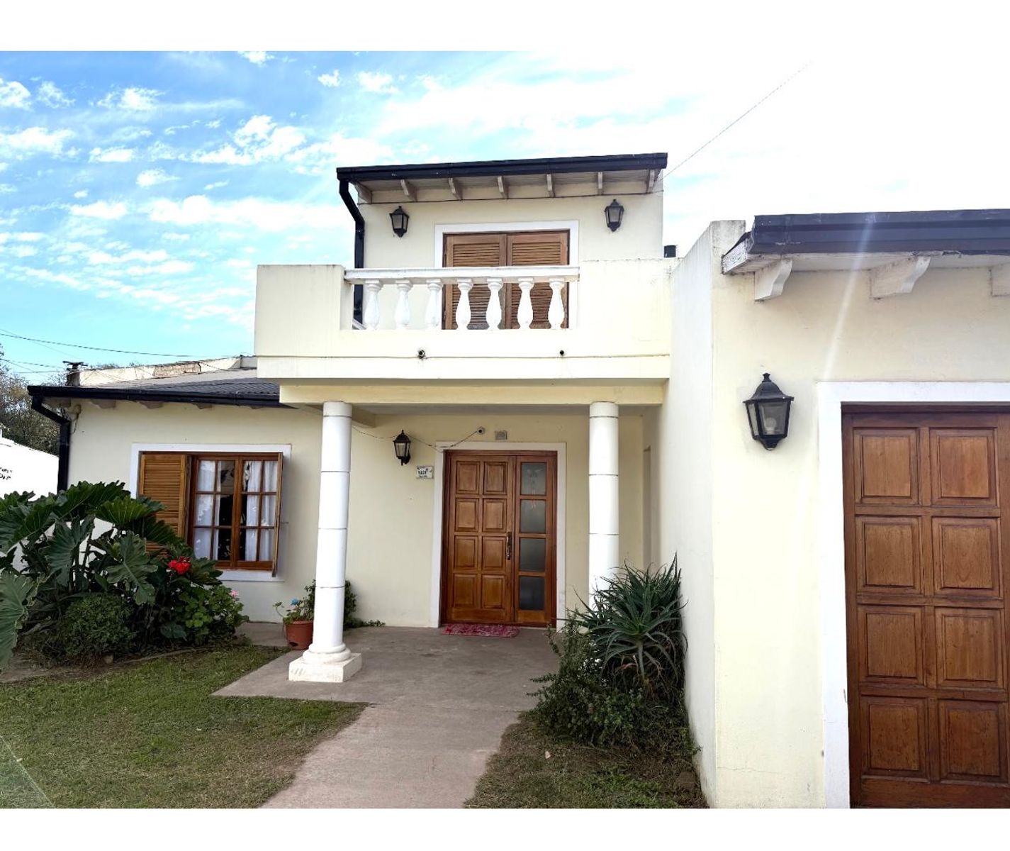Casa de tres dormitorios.