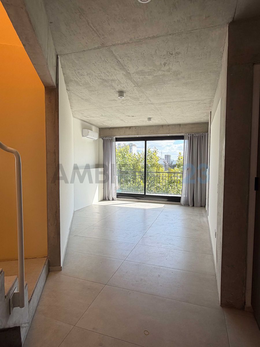 Departamento monoambiente con balcon y terraza en alquiler - Colegiales