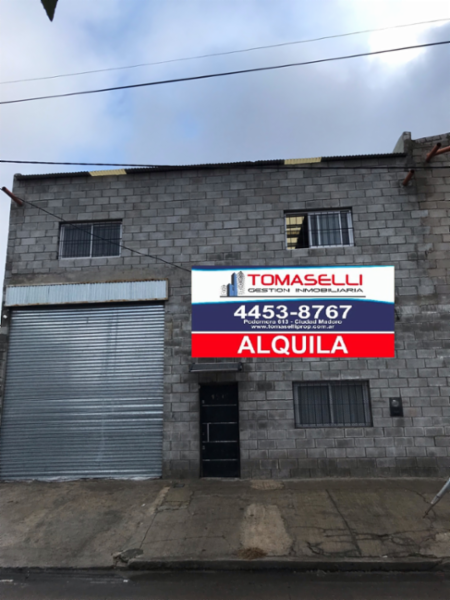 ALQUILER - GALPON 320 m2 - ZONIFICACION M.I.- IDEAL TODO DESTINO