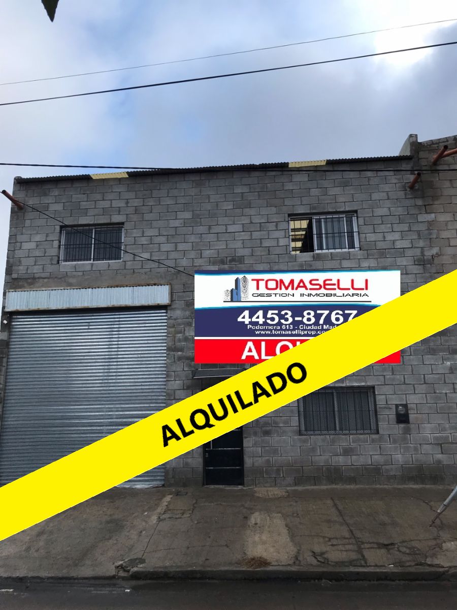 ALQUILER - LA TABLADA - GALPON 320 m2 - ZONIFICACION M.I.