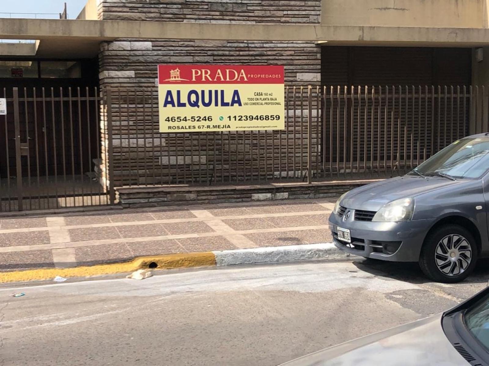 ALQUILER RAMOS MEJIA SUR CENTRICO INMUEBLE VARIOS AMBIENTES USO COMERCIAL