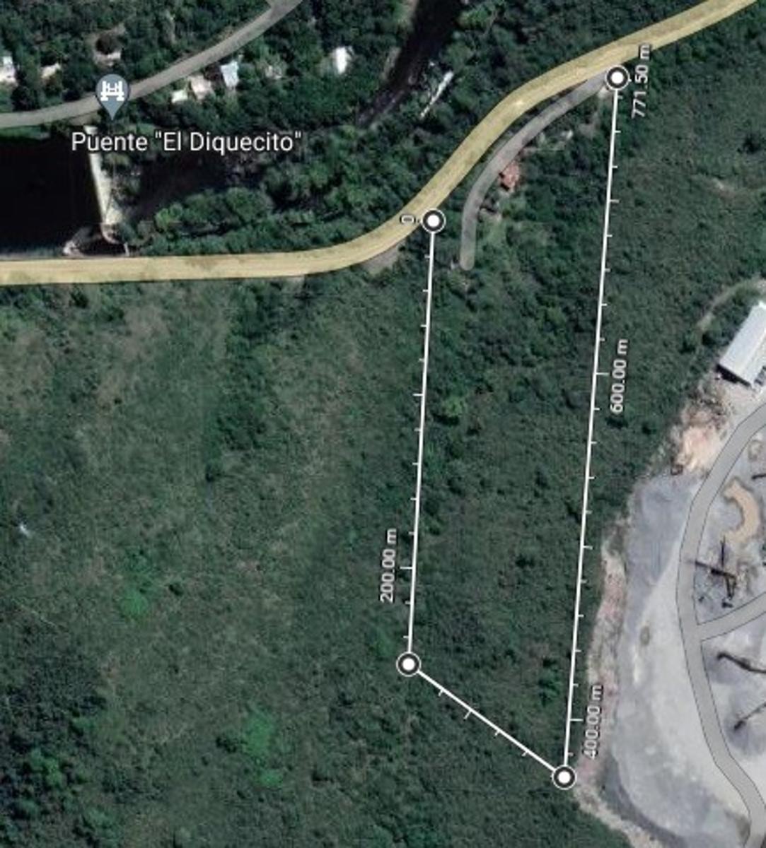 Campo de 2 hectareas con 8524 m2, sobre la ruta frente al balneario El Diquecito.... CON TODOS LOS SERVICIOS, PLANO DE MENSURA Y ESCRITURA.