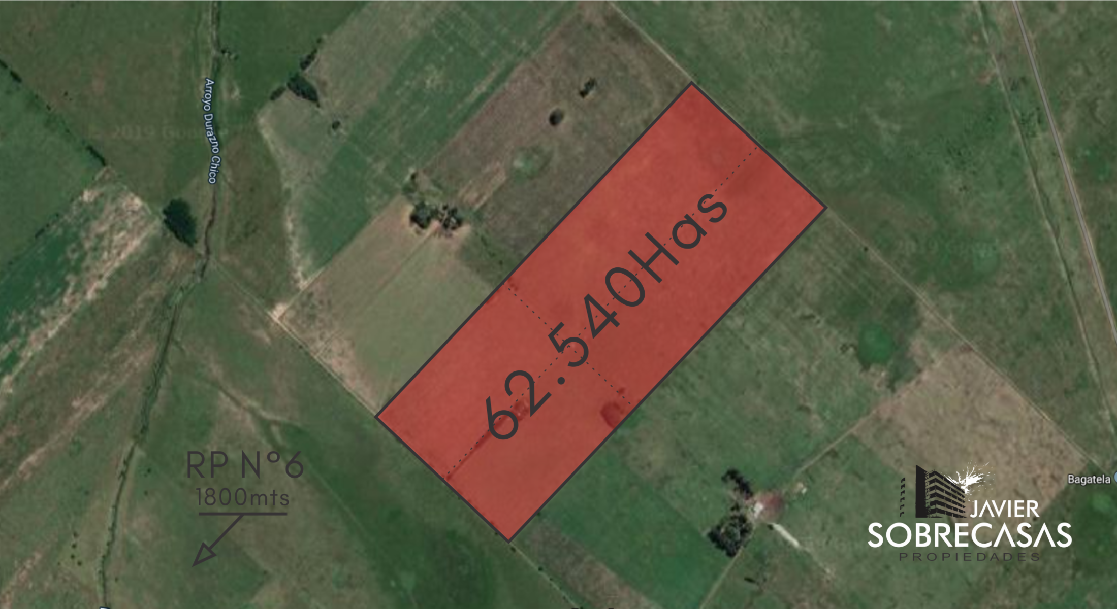 CAMPO en venta 62 has con Mejoras - Marcos paz - Pcia de Bs.As.