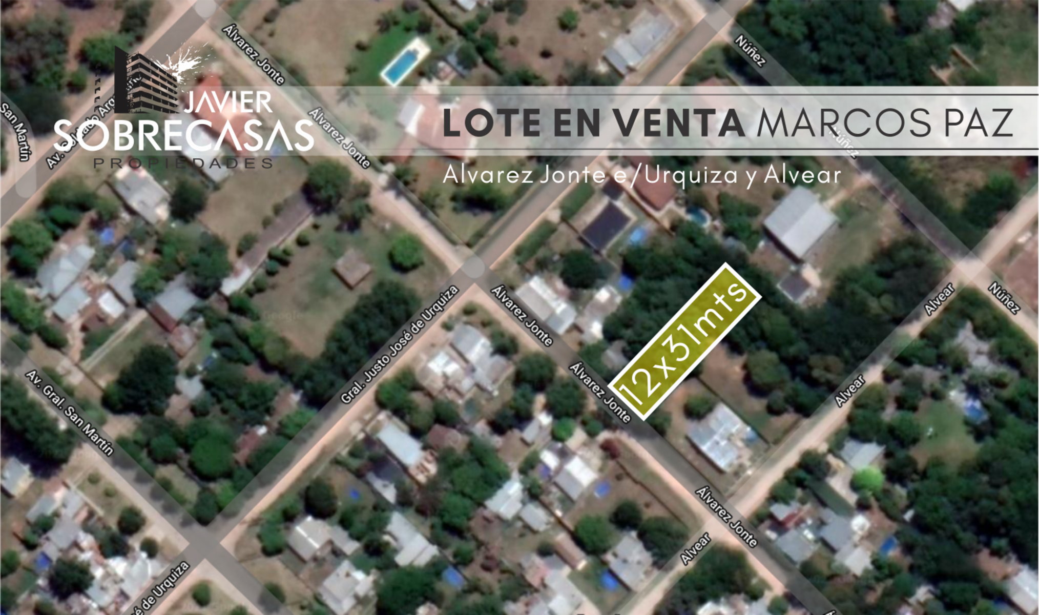 LOTE EN VENTA - Marcos Paz - Pcia. Bs.As.