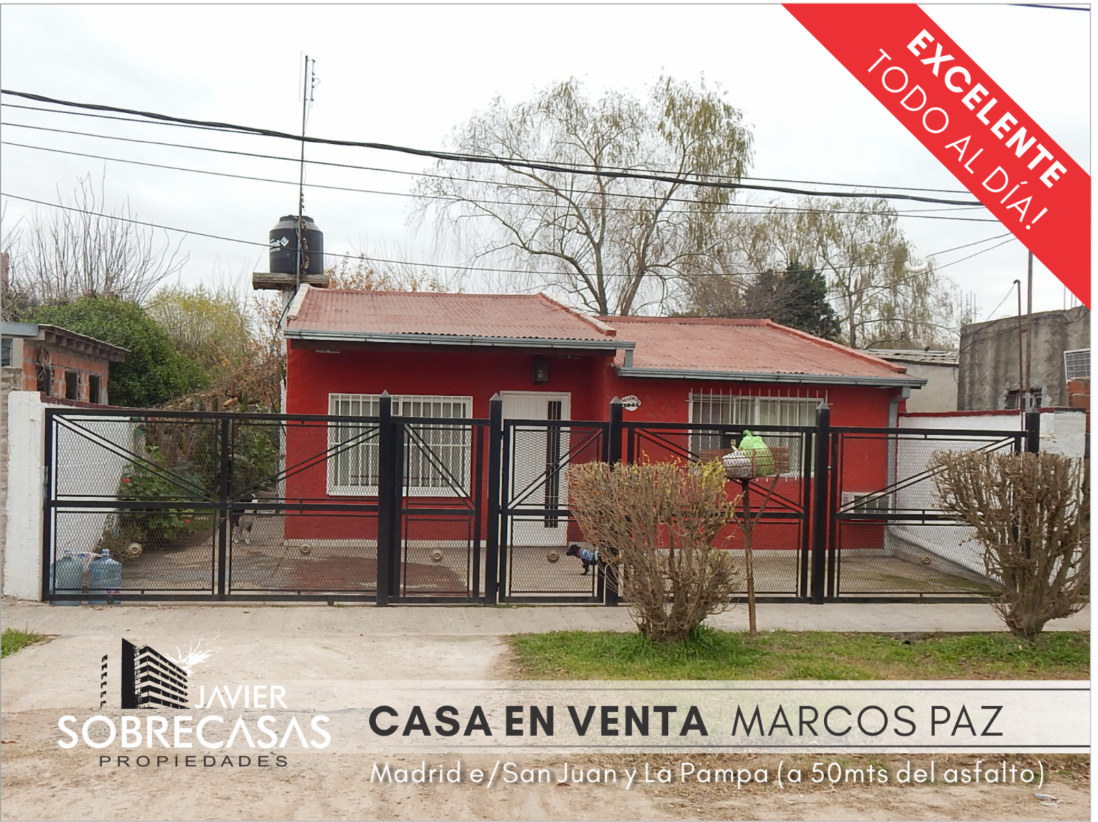 CASA EN VENTA - Marcos Paz - Pcia de Bs.As.