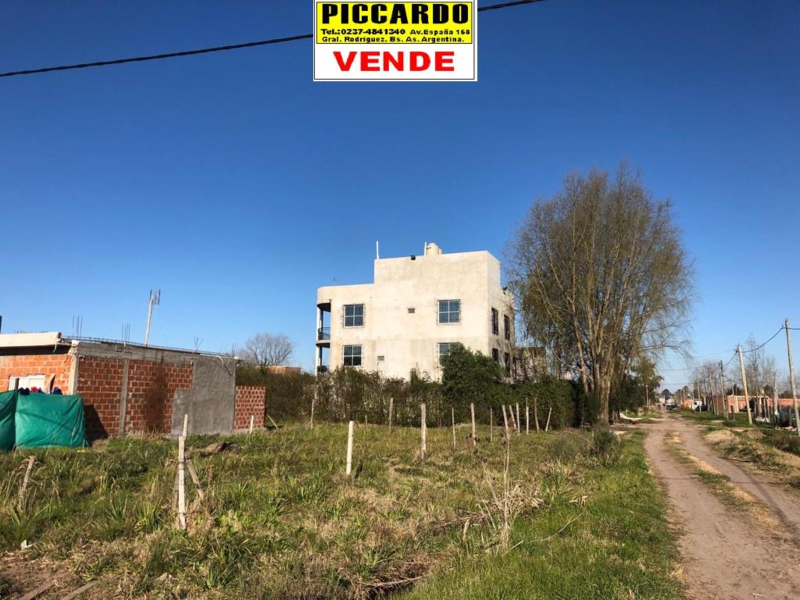 LOTE TERRENO EN VENTA Bº PICO ROJO REF. AR69 GRAL RODRIGUEZ PICCARDO.