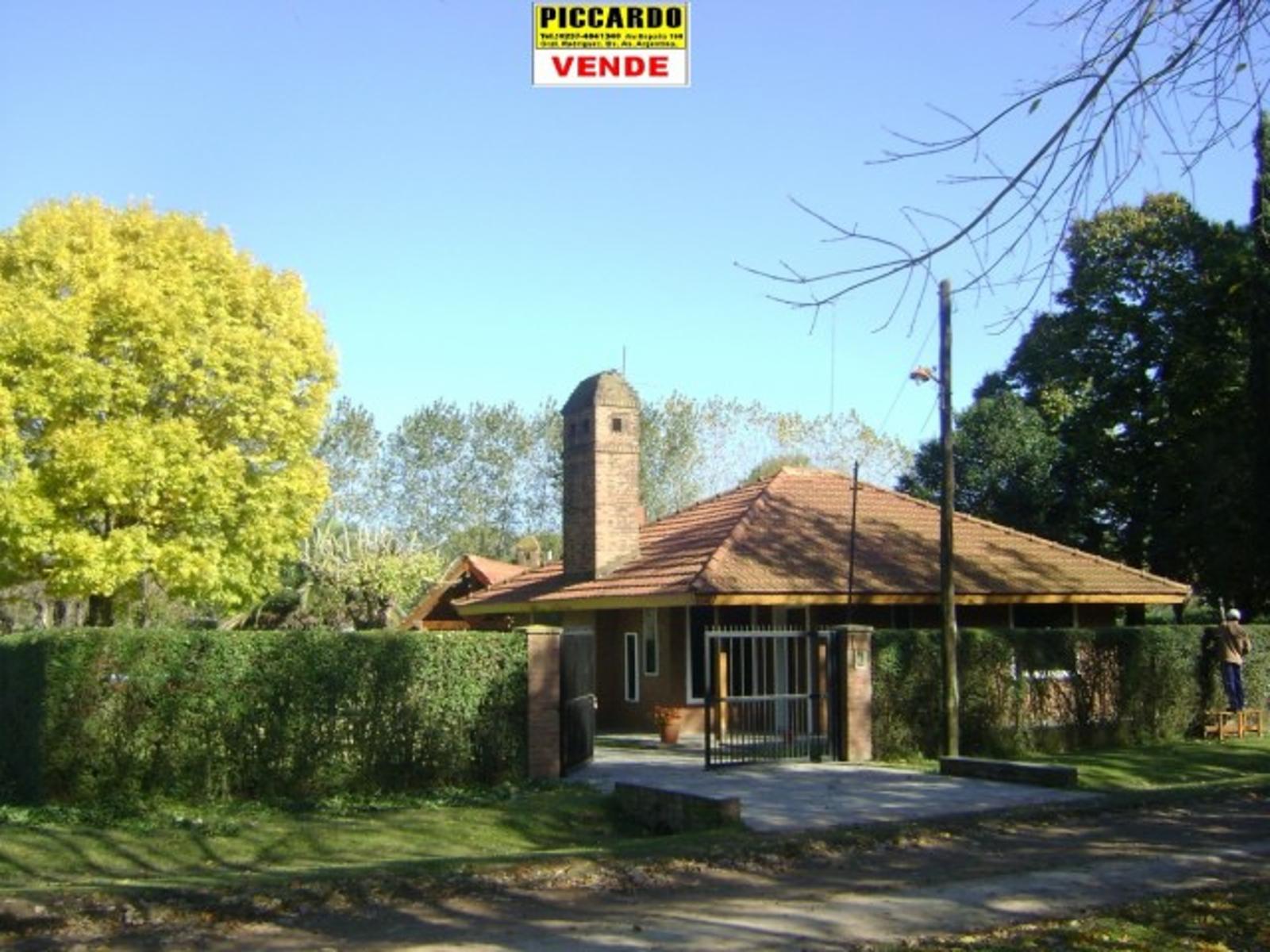 CASA QUINTA EN VENTA Bº SANTA BRIGIDA REF. BR69 GRAL. RODRIGUEZ PICCARDO.