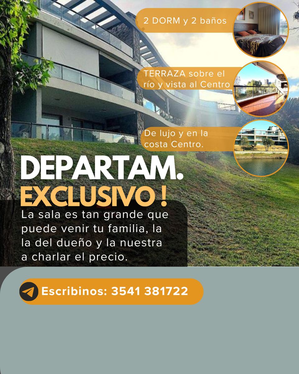 GRAN DEPTO DE CATEGRIA SOBRE LA COSTA CENTRO DE CARLOS PAZ