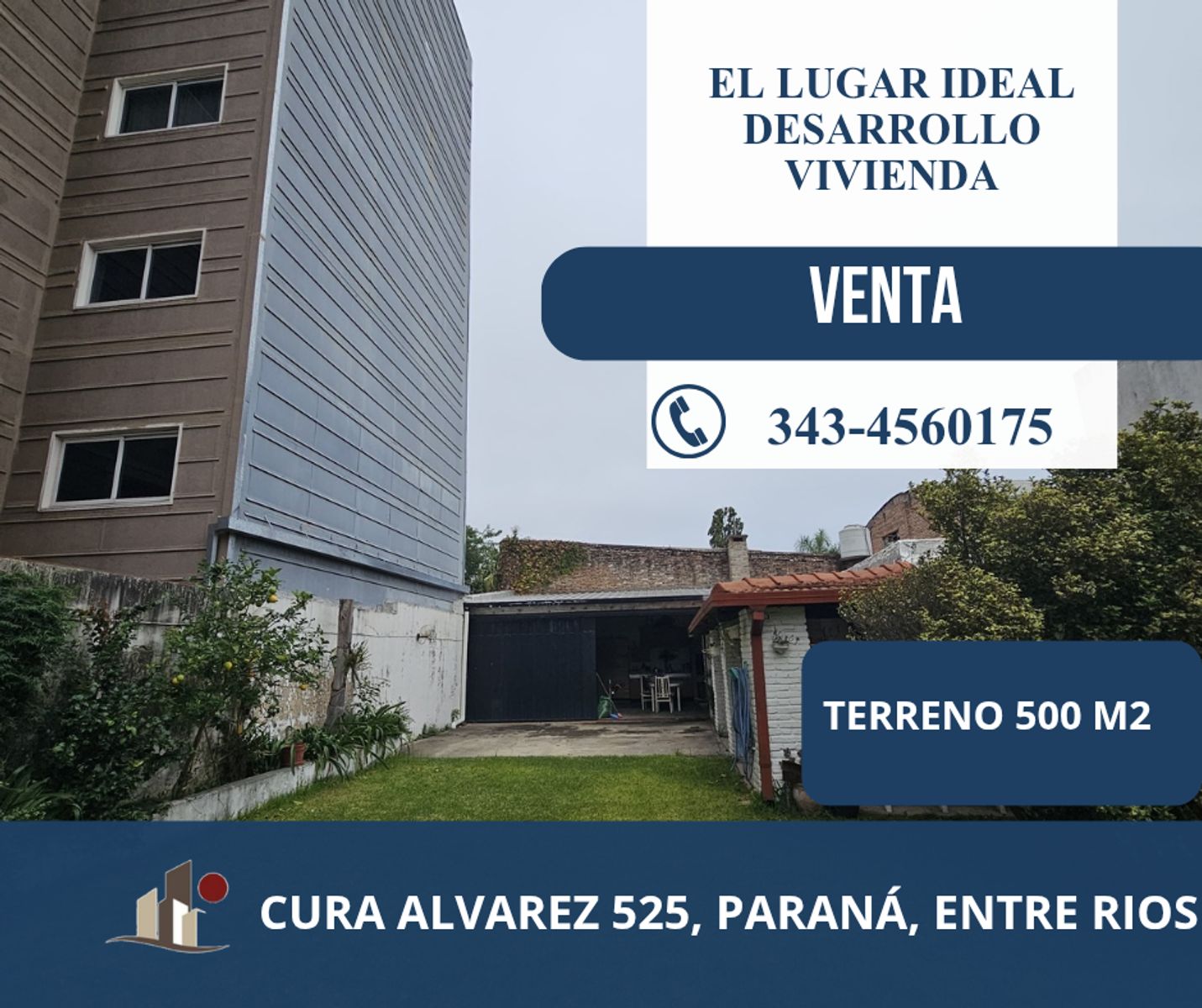Casa con gran terreno, Cura Alvarez 525, Paraná